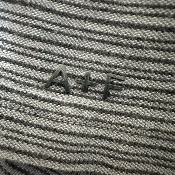 Abercrombie & Fitch Polo Shirt Mens XL (L) Blue Striped Short Sleeve Pullover - Picture 8 of 8